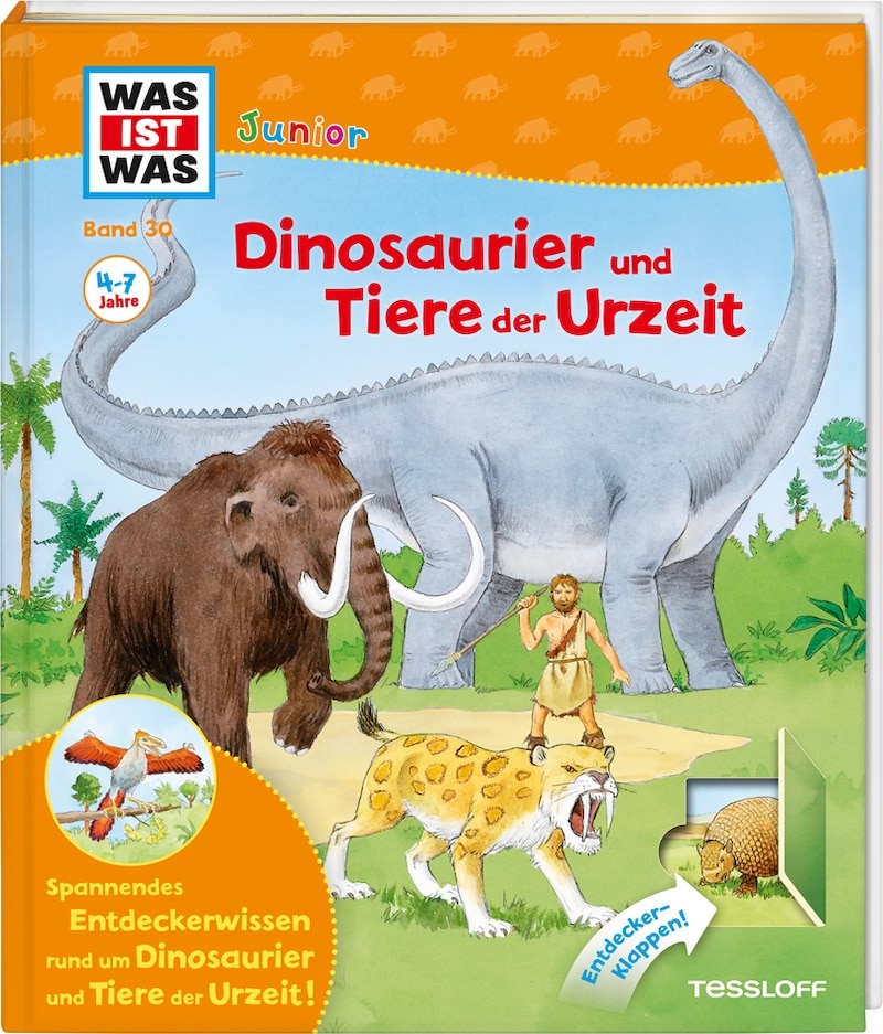 Buchcover WAS IST WAS Band 30 Dinosaurier und Tiere der Urzeit