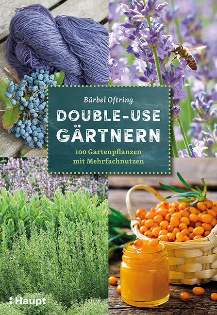 Buchcover Doube-Use-Gärtnern von Bärbel Oftring
