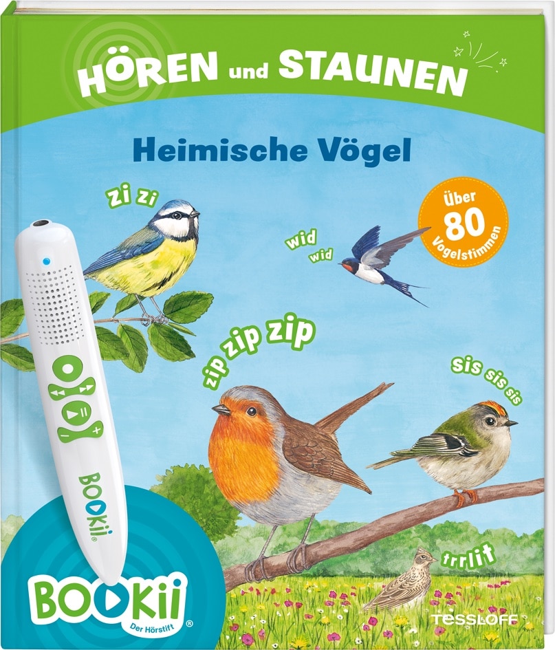 Buchcover BOOKii Heimische Vögel Bärbel Oftring