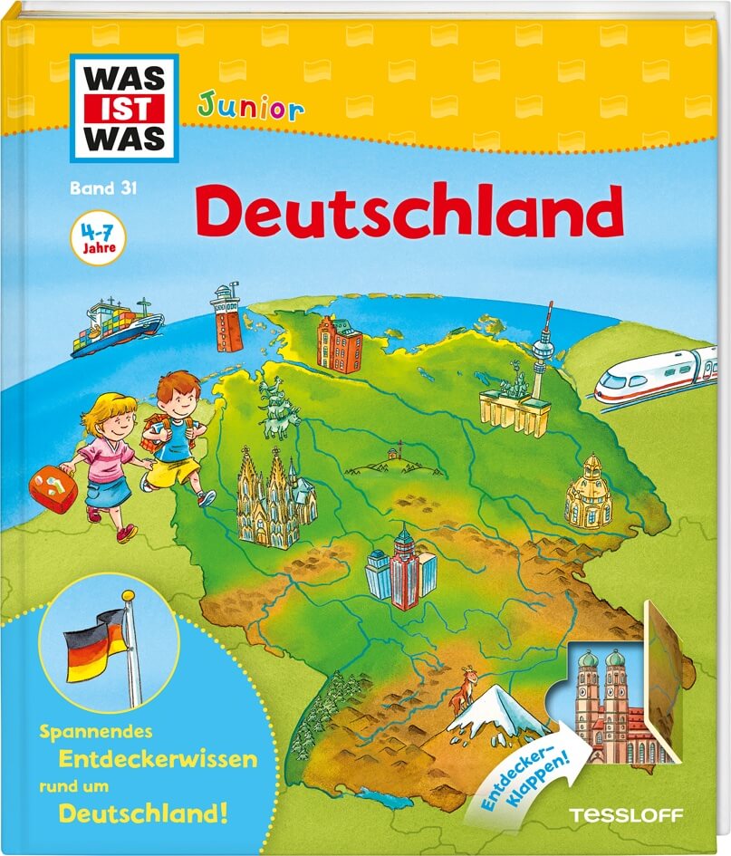 Buchcover WAS IST WAS Junior Band 31 Deutschland Bärbel Oftring