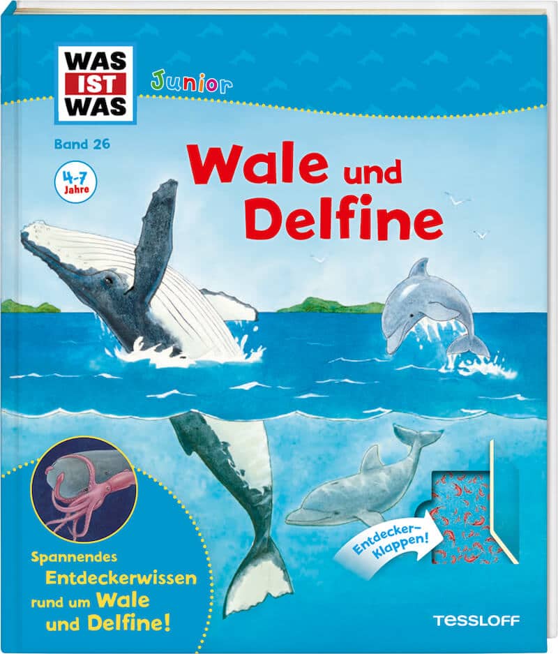 Buchcover WAS IST WAS Junior Band 26 Wale und Delfin Baerbel Oftring
