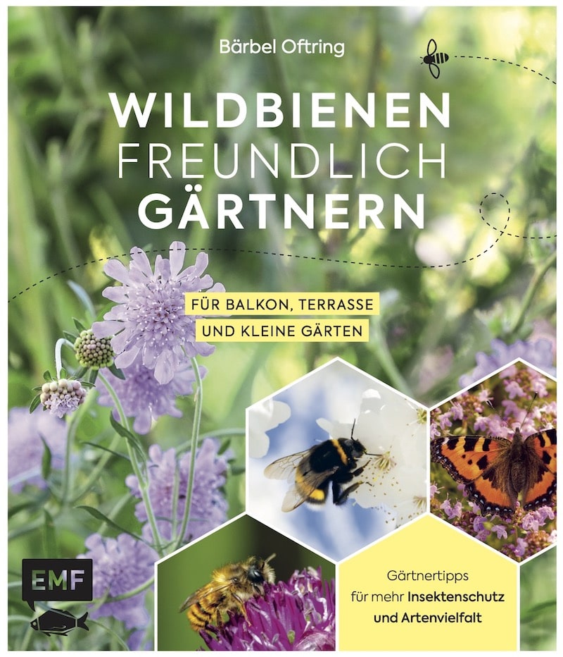 Buchcover Wildbienen freundlich Gärtnern Bärbel Oftring