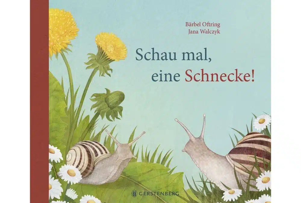Schau mal, eine Schnecke